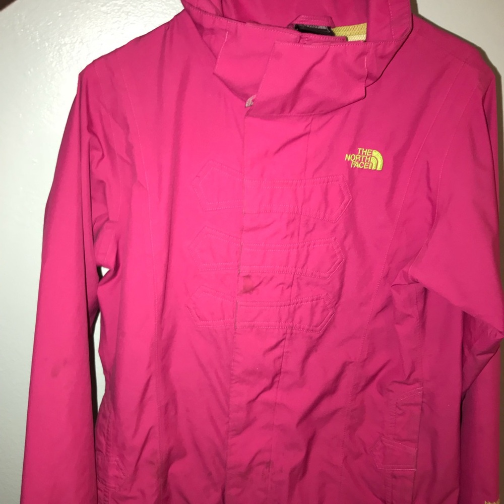 Pink North Face Windbreaker